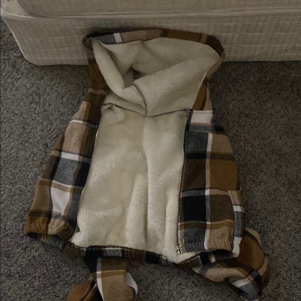 Cozy Plaid Kids Jacket